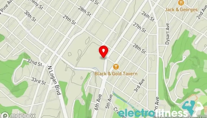 map of Fit N Fun House Physical fitness program in Altoona