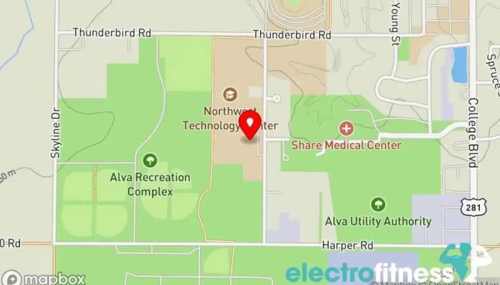 map of Fit21 Bootcamp Physical fitness program in Alva