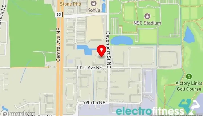 map of Fitness 1st Gym, Massage therapist, Personal trainer, Sports massage therapist in Blaine