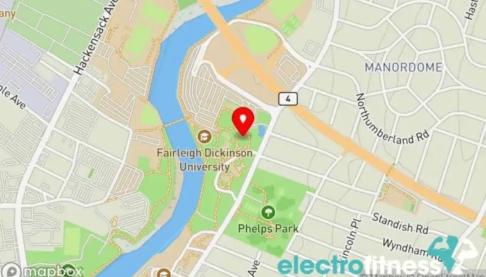 map of Fitness Center Fitness center, Gym in Teaneck