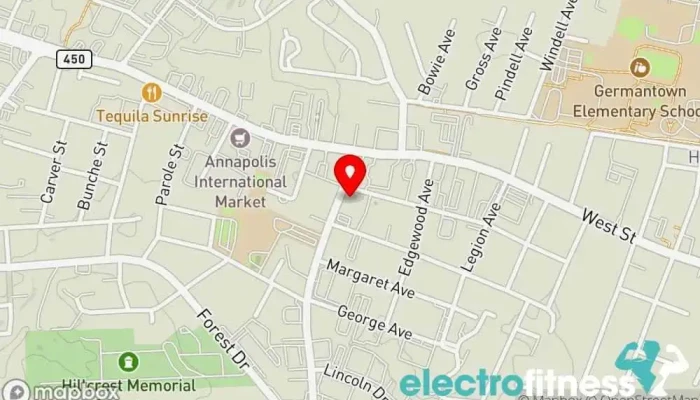 map of Fitness Together Gym, Fitness center, Personal trainer, Physical fitness program in Annapolis