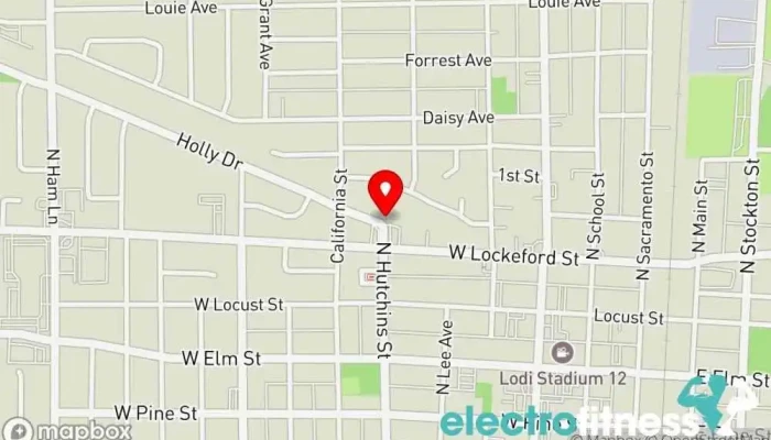 map of Fitness Works Lodi Fitness center, Aerobics instructor, Gym, Personal trainer, Yoga studio in Lodi