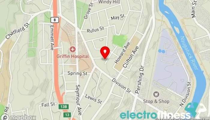 map of Fittin-In LLC Fitness Center Fitness center in Ansonia