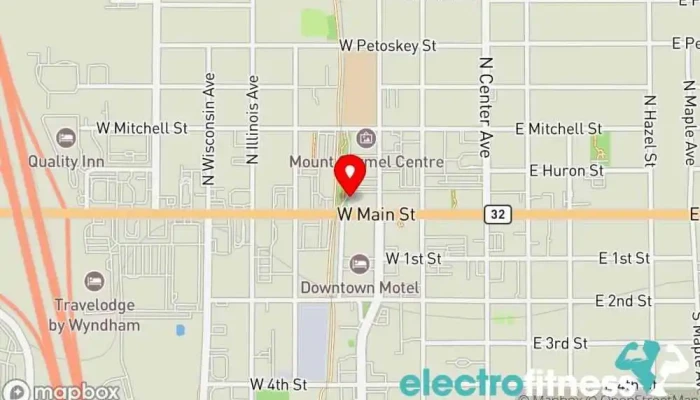 map of Flesh is Stronger Fighting Systems Martial arts school in Gaylord