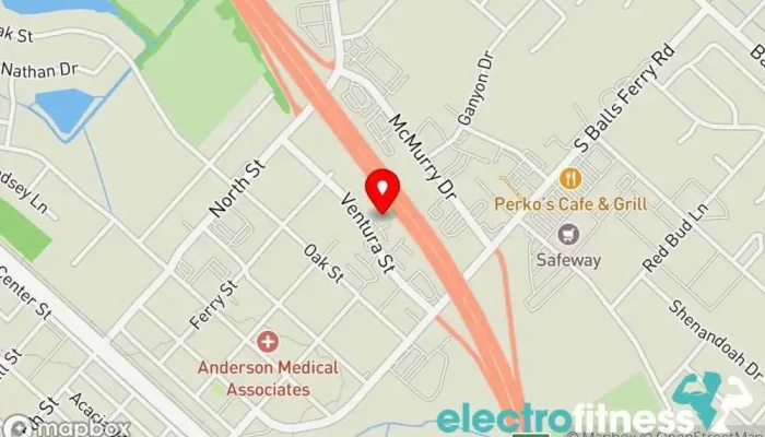 map of Flexed Fitness Personal trainer in Anderson