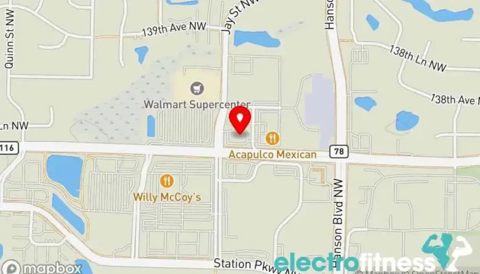 map of FlexFitness and Rehab Sports medicine clinic, Personal trainer, Sports massage therapist, Wellness center, Yoga instructor in Andover