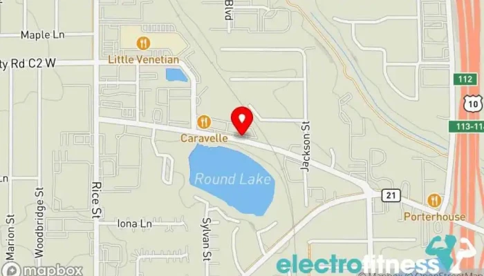 map of Forged Fitness Fitness center in St Paul