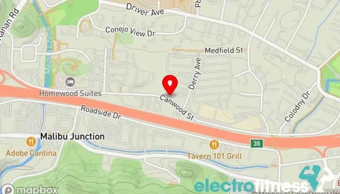 map of Formation Pilates La Pilates studio in Agoura Hills