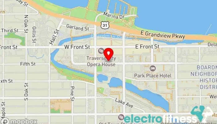 map of Formative Fitness Fitness center, Gym, Personal trainer, Physical fitness program, Weight loss service in Traverse City
