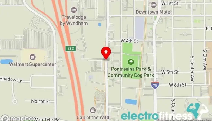 map of Foundation Fitness Center Fitness center, Gym, Physical fitness program in Gaylord