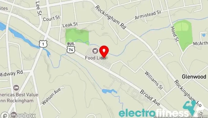 map of Freedom Fitness (24 Hour Member Access) Gym, Fitness center, Personal trainer, Physical fitness program in Rockingham