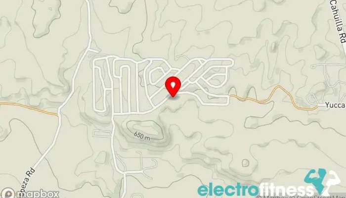 map of Friendship Hall Recreation center in Aguanga