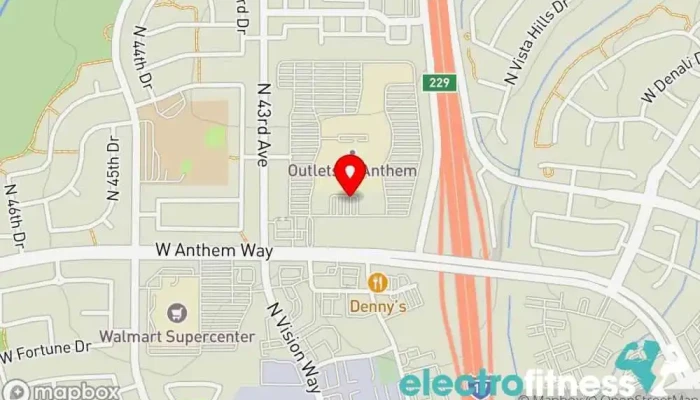map of Fuego Yoga & Wellness Yoga studio, Wellness center in Anthem