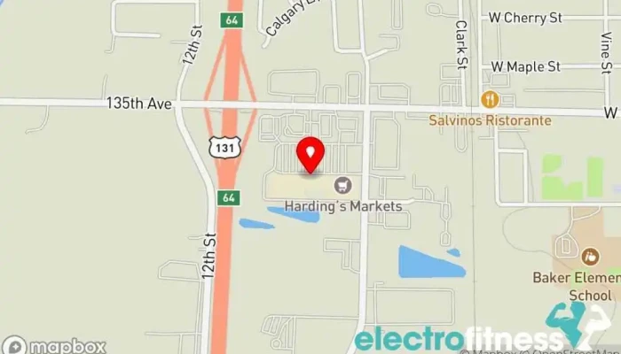 map of Fusion Fitness 24/7 LLC Gym, Fitness center, Personal trainer, Physical fitness program, Weight loss service in Wayland