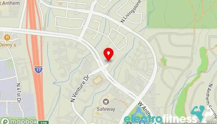 map of FXB Anthem Gym in Anthem