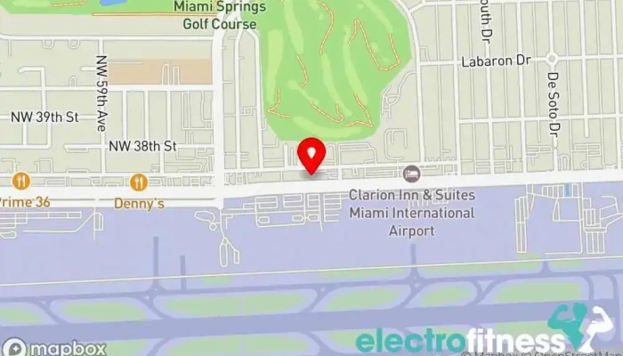map of G-Five Training + Wellness Wellness program, Gym, Personal trainer, Wellness center in Miami Springs