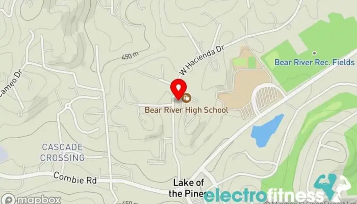 map of Generations Health Club & Spa Fitness center, Day spa, Sauna, Wellness center in Grass Valley