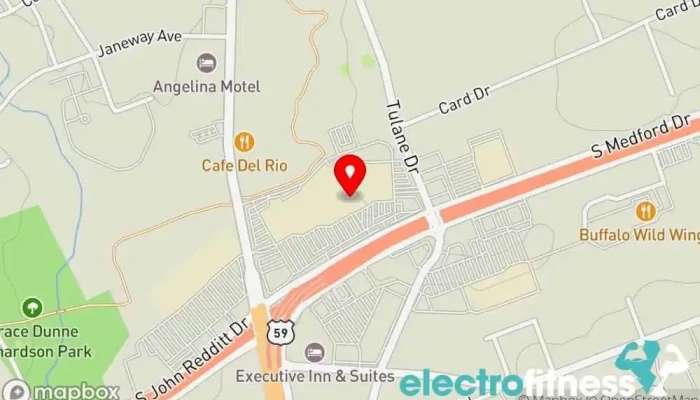 map of GNC Vitamin & supplements store in Lufkin