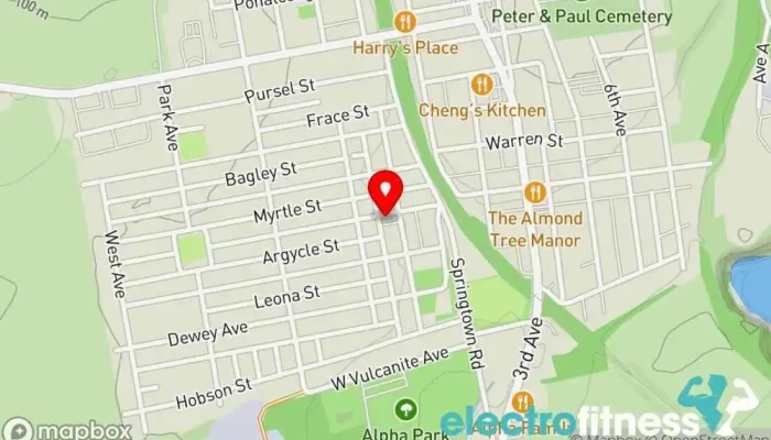 map of Golden Dragon Karate School Alpha, NJ Karate school in Alpha