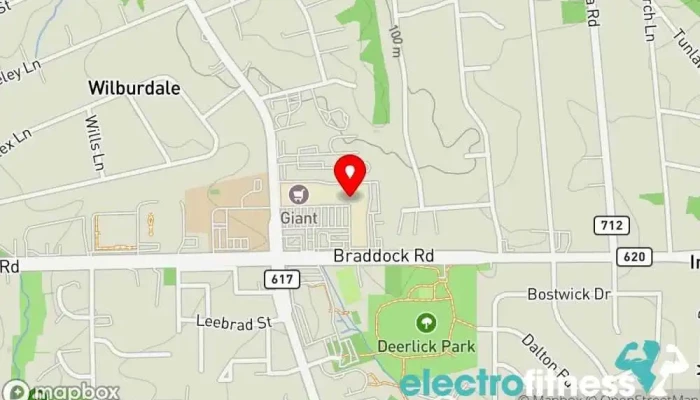 map of Gold's Gym - Annandale Gym, Fitness center, Personal trainer, Physical fitness program in Annandale