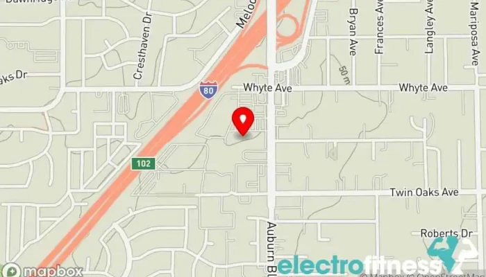 map of Gold's Gym Gym, Fitness center, Personal trainer, Physical fitness program in Citrus Heights