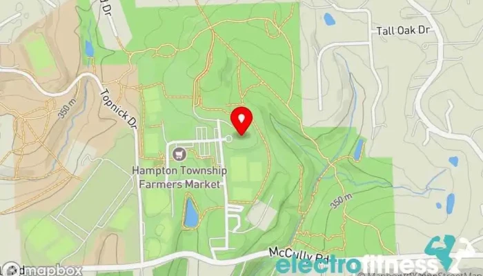 map of Hampton Community Center Gym in Allison Park