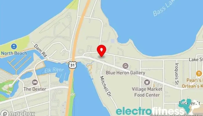 map of Harbor Fitness Fitness center in Elk Rapids