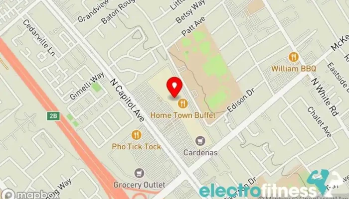 map of Heroes Martial Arts Martial arts school in San Jose