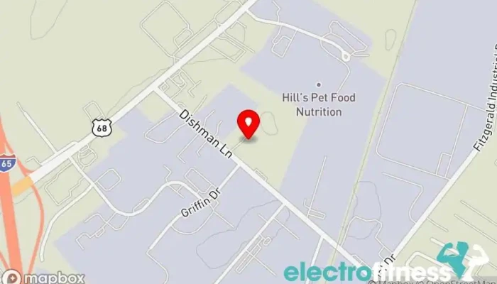 map of HICSMMA Martial arts school, Boxing gym, Self defense school in Bowling Green
