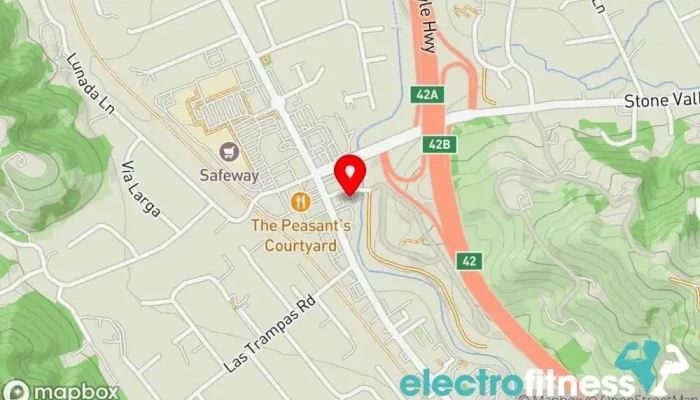 map of Hit With Power Self defense school in Alamo