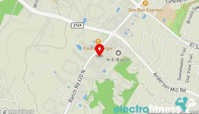 map of HOTWORX - Austin, TX - Lakeline Fitness center, Gym, Indoor cycling, Personal trainer, Physical fitness program, Pilates studio, Sauna, Wellness center, Yoga studio in Austin