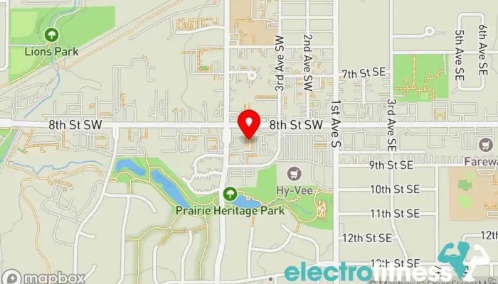 map of HOTWORX- Altoona, IA Yoga studio in Altoona