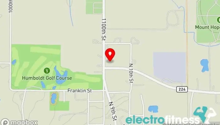 map of Humboldt Fitness Fitness center in Humboldt