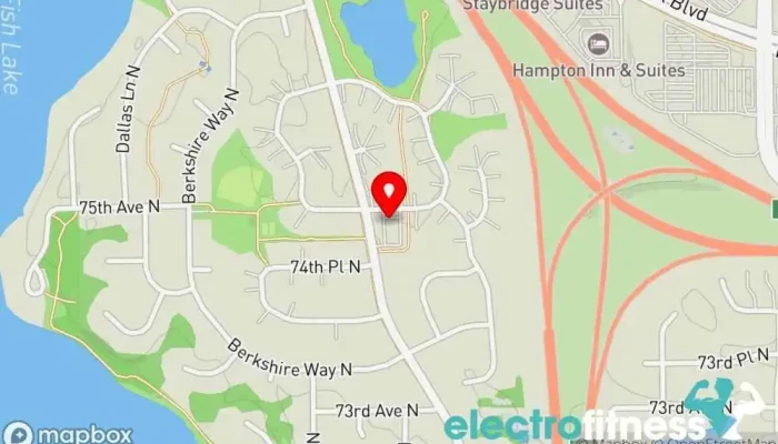 map of I2 Fitness Gym in Maple Grove