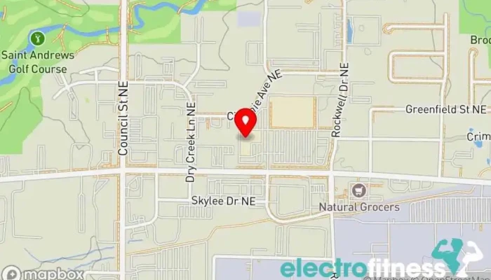 map of iGYM Gym in Cedar Rapids