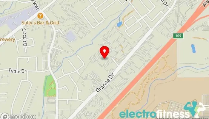 map of In-Shape Fitness Gym, Fitness center, Physical fitness program, Pilates studio, Sauna, Spa and health club, Weightlifting area, Yoga studio in Rocklin