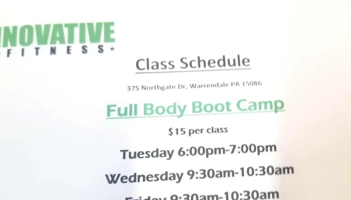 Innovative Fitness -  Promotion - Warrendale