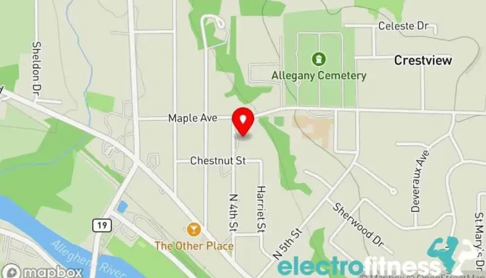 map of International Hosinsul Federation Martial arts school in Allegany