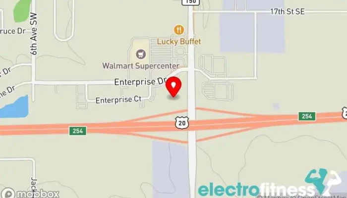map of Iowa Strength Gym in Independence