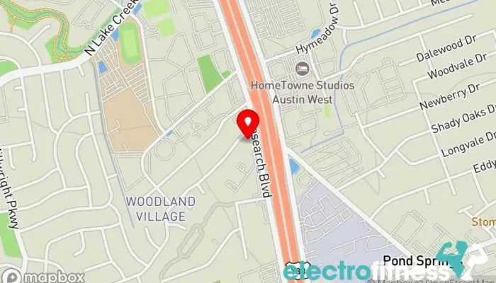 map of Iron Ankles Fitness Personal trainer in Austin
