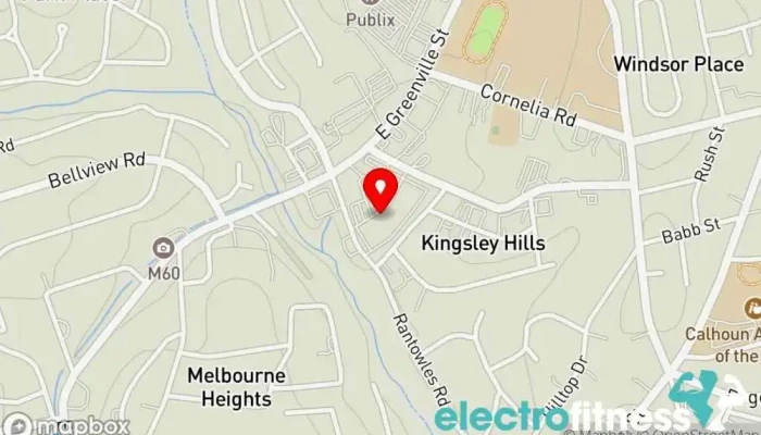 map of Iron Covenant Gym Gym in Anderson