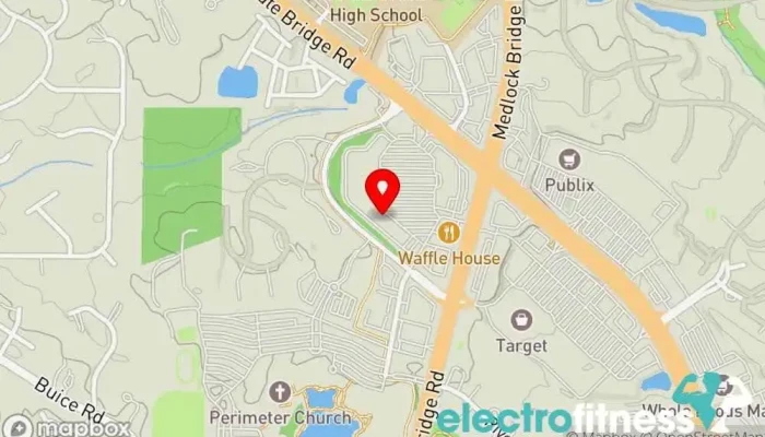 map of Iron Tribe Fitness Gym, Physical fitness program in Johns Creek