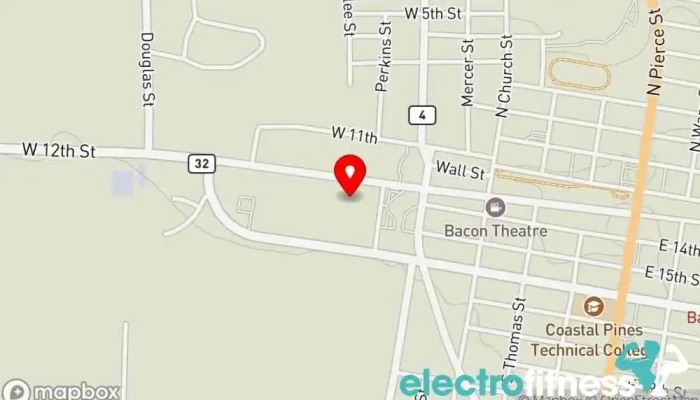 map of Ironville Pumphouse Gym in Alma
