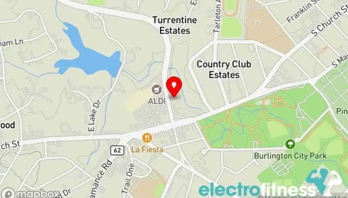 map of Isley Fitness Personal trainer, Life coach in Burlington