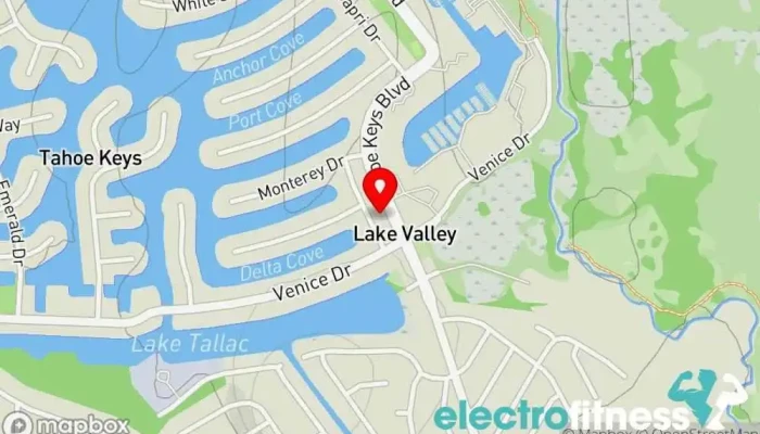 map of IT DUELIST Yoga studio in South Lake Tahoe
