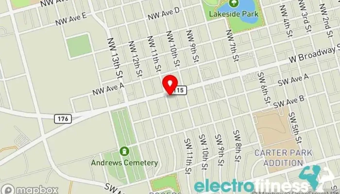 map of Jab House Fitness Gym in Andrews