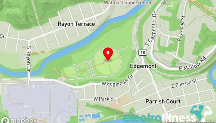map of Jackson River Sports Complex Sports complex in Covington