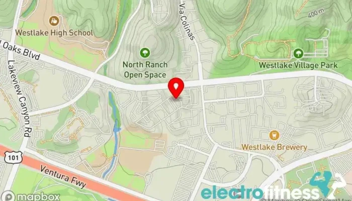 map of Juke Fitness Equipment Exercise equipment store, Fitness equipment wholesaler, Gym, Sporting goods store in Westlake Village