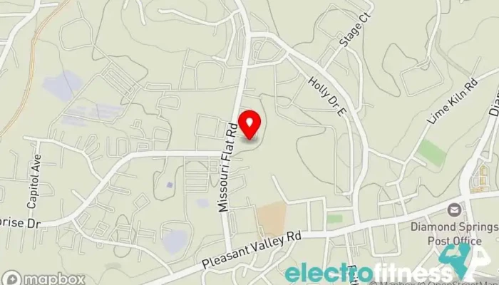 map of Kaia FIT Placerville Gym, Fitness center, Physical fitness program in Placerville