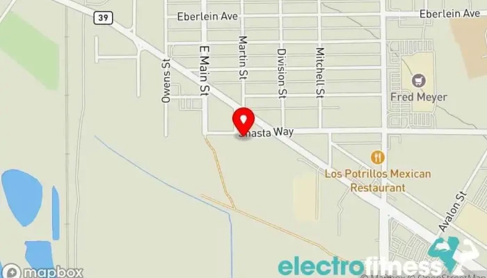 map of Klamath Family Martial Arts Martial arts school, After school program, Physical fitness program, Self defense school, Taekwondo school in Klamath Falls